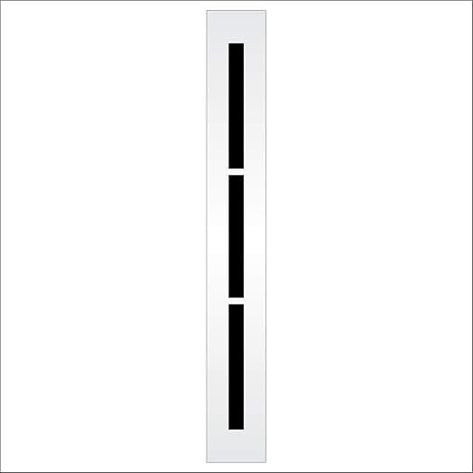Pavement Stencils - 72 inch Single Number Stencil - 1-72" x 3" x 1/8" (128 mil) - Pro-Grade