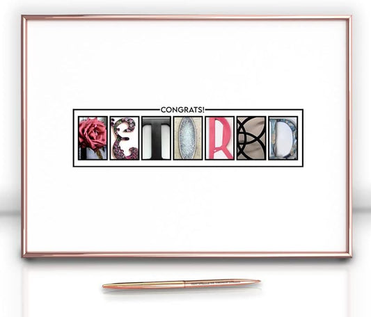 Framed Rose Gold Retirement Decorations Guest Book 12"x16" for Women - Happy Retirement Party Decorations - including Rose Gold Pen & Acrylic Glass - Unique Retired Gift