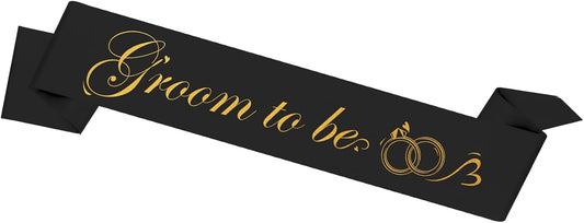Groom to Be Sash Groom Sash Groom Gifts Bachelor Party Decorations Groom Gifts Wedding Accessories Engagement Party Decorations Bachelorette Party Decorations Bridal Shower Groom to Be Decorations