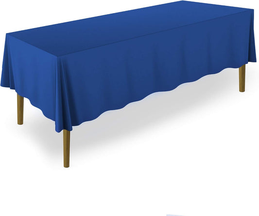 Lann's Linens - 70" x 120" Premium Tablecloth for Wedding/Banquet/Restaurant - Rectangular Polyester Fabric Table Cloth - Royal Blue