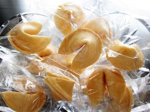 50 Custom Fortune Cookies - Individually Wrapped - Use Your Own Messages - (50 Cookies)
