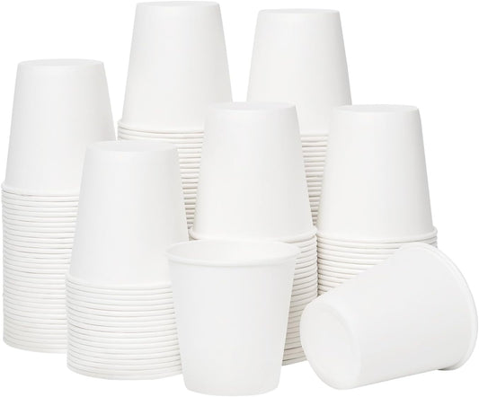 RACETOP [3000 count] 3 oz Bathroom Paper Cups, Small Paper Cups, Mouthwash Cups, Ideal for Bathroom Cup, Snacks Cups