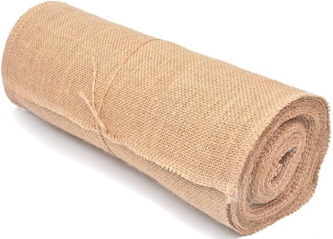 Burlap Table Runners- {14inx10yards}- Burlap Cloth Roll Used for Dining Runners, Crafts, Dresser Cover & Sackcloth - Natural Jute Runner Suitable for Event Decor, Thanksgiving Table & Weddings
