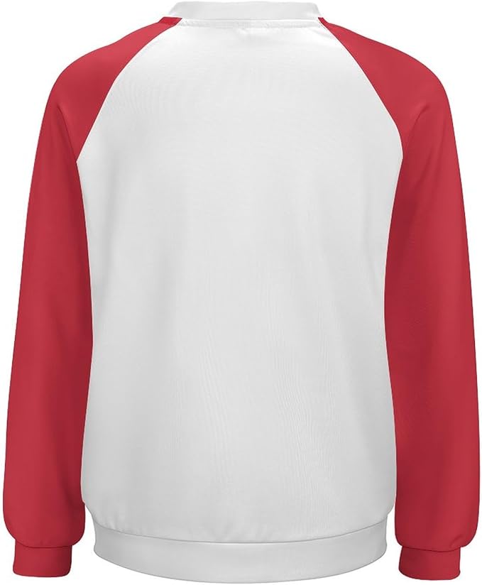 LOAIHA Christmas Sweatshirts for Women Christmas Tree Graphic Shirt Xmas Long Sleeve Merry Christmas Pullover Blouse