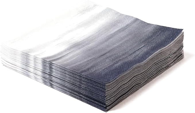ForYourParty Ombre Patterned Party Napkins (Navy) Pack of 20