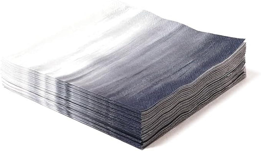 ForYourParty Ombre Patterned Party Napkins (Navy) Pack of 20