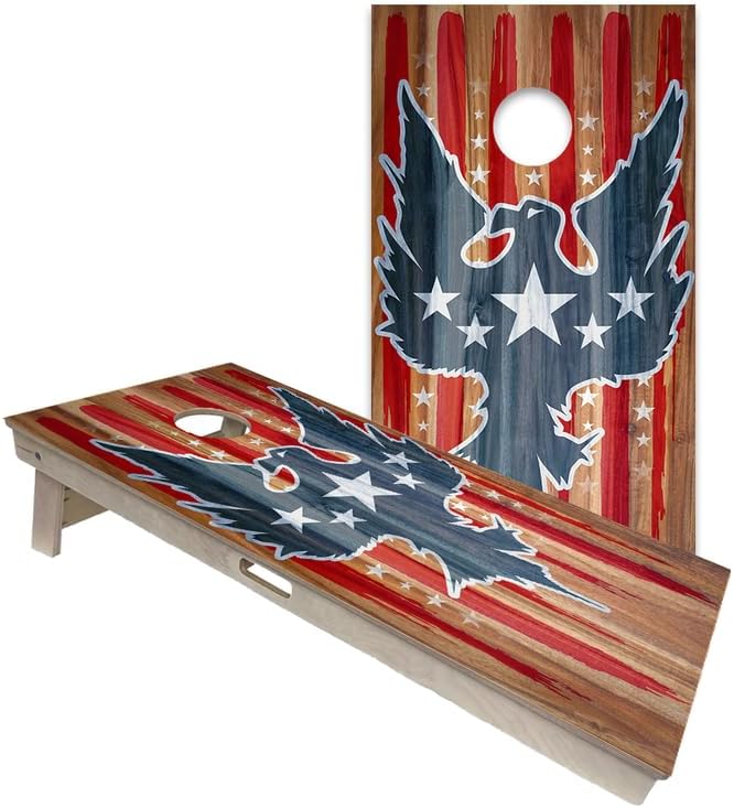 World Series of Cornhole Official Regulation Size Cornhole Boards – Durable All-Wood Construction Bean Bag Toss Set | Rugged Outdoor Game for Tournaments, BBQs, & Backyard Battles