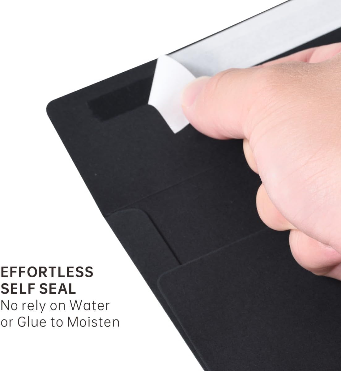 Keketer A2 Black Printable Envelopes 80 Pack Self - Seal, for 5x7 Cards, Weddings, Invitations, Baby Shower 4.375 x 5.75 Inches