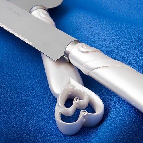 GIFTS INFINITY Personalized Wedding Cake Knife and Server Set with Engraving – Cake Cutting Utensil Set, Keepsake Gift for Wedding, Anniversary, Reception, Birthday & Other Occasions (2401)