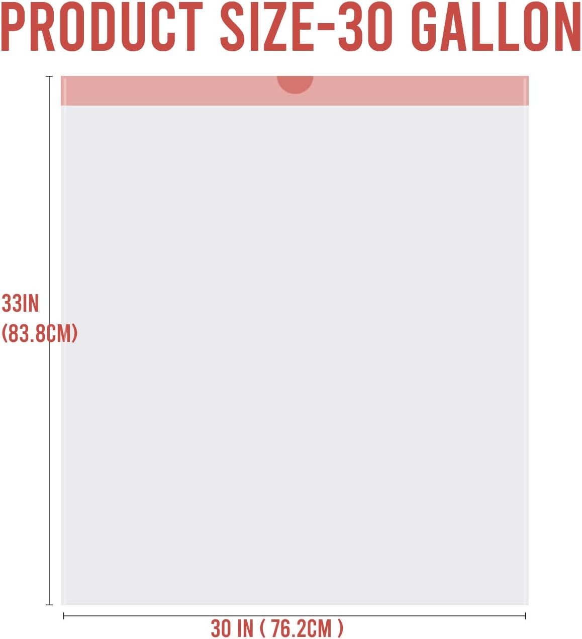 30 Gallon Trash Bags Drawstring, 75 Count, White & Unscented, Multi-purpose Garbage Bags Can Liners for Business Home Kitchen Commercial and Industrial