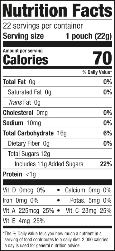 Funables Fruity Snacks, Super Mario, Assorted Fruit, Flavored Snacks, 0.8oz 22 Count