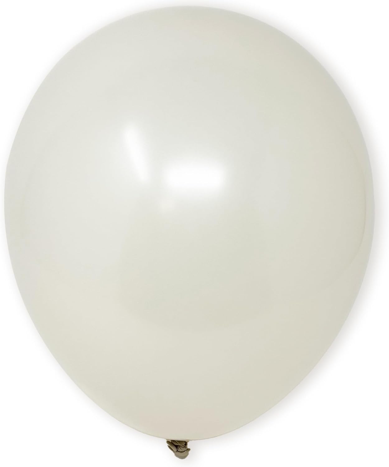 Allgala Helium Grade Latex Balloons - Bulk Balloon Pack | Ideal for Birthday Party Decorations, Gender Reveal, Thanksgiving | Thick and Strong Colored Balloons for Events | 50 pcs 12" - Retro White