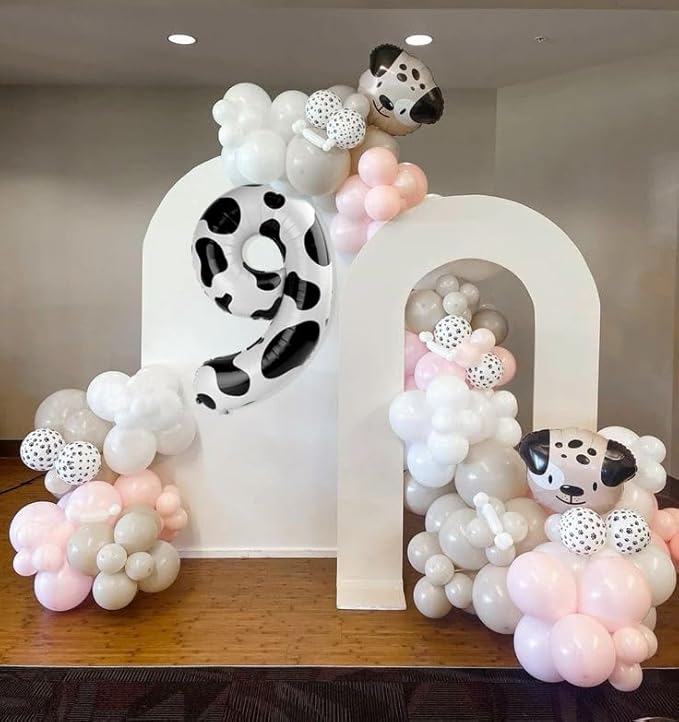 7 Balloon Numbers 40 Inch, 6 7 Birthday Decorations, White Black Seven Birthday Decor, 7 17 27 70 Year Old Balloon Number for Engagement, Wedding, Graduations
