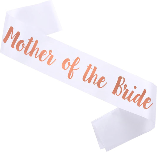 Mother of the Bride Sash, Engagement Gifts for the Mother of the Bride for Bridal Shower & Wedding Party