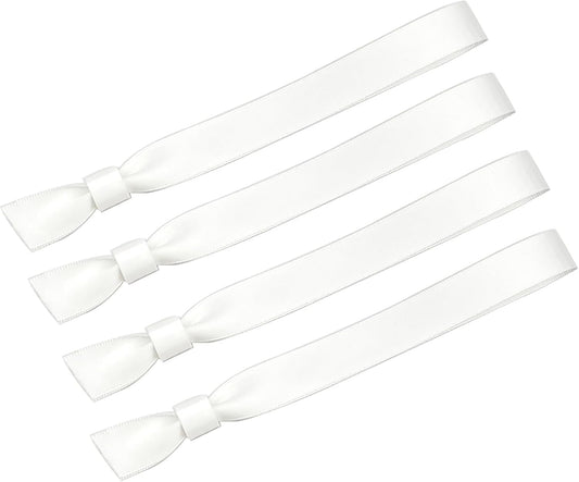 100 Pack Wrist Bands - White Wristbands for Events,Wristbands for Concerts Festival Admission Party 13.7” x 0.59”