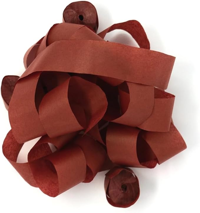 Ultimate Confetti - Maroon Tissue Paper Streamers - 20 Rolls (1" x 30')