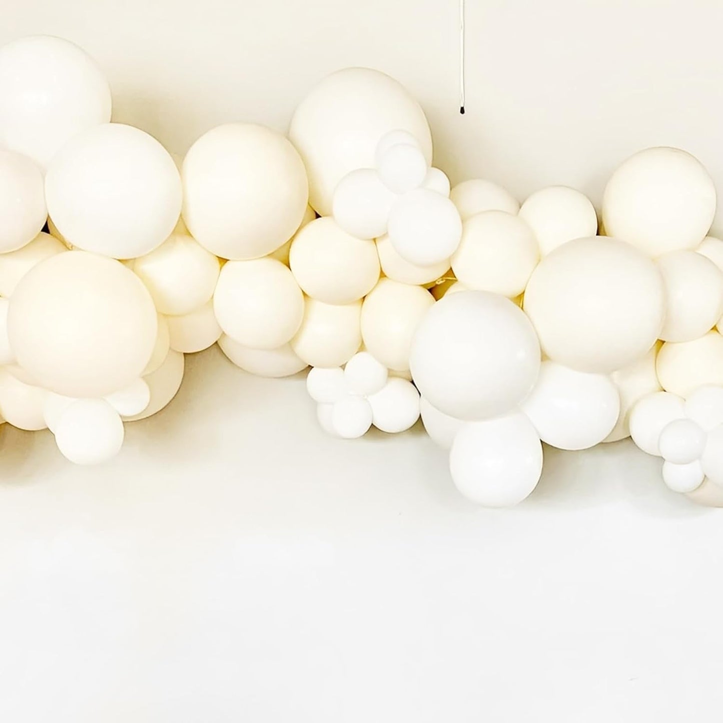 White Sand Balloons, 66pack 12inch Sand White Latex Party Balloons for Wedding, Bridal, Baby Shower, Birthday, Graduation, Anniversary, Bachelorette, Engagement Party Decorations