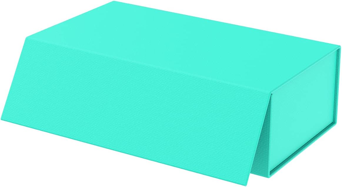 MOZRRO Gift Box with Lids, 9.85 x 5.95 x 3.15 In Magnetic Closure Gift Boxes for Gift Packaging, Gift Box for Christmas,Mothers Day,Fathers Day,Graduations,Weddings,Birthdays Gifts