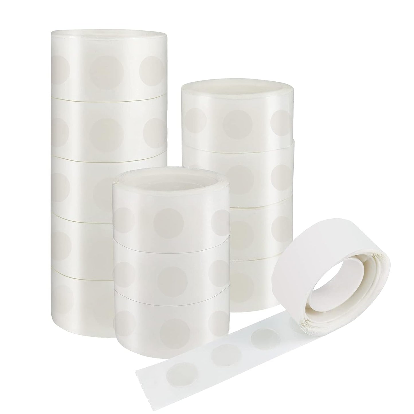 1500 Glue Points Balloon Dot Glue Sticker, 6 Rolls Non-Liquid Glue Removable Craft Adhesive Point Tape for Party Arts DIY Balloon Decorations