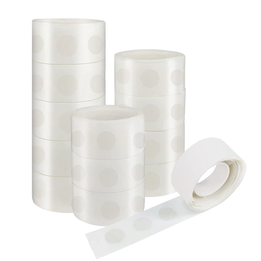 1500 Glue Points Balloon Dot Glue Sticker, 6 Rolls Non-Liquid Glue Removable Craft Adhesive Point Tape for Party Arts DIY Balloon Decorations