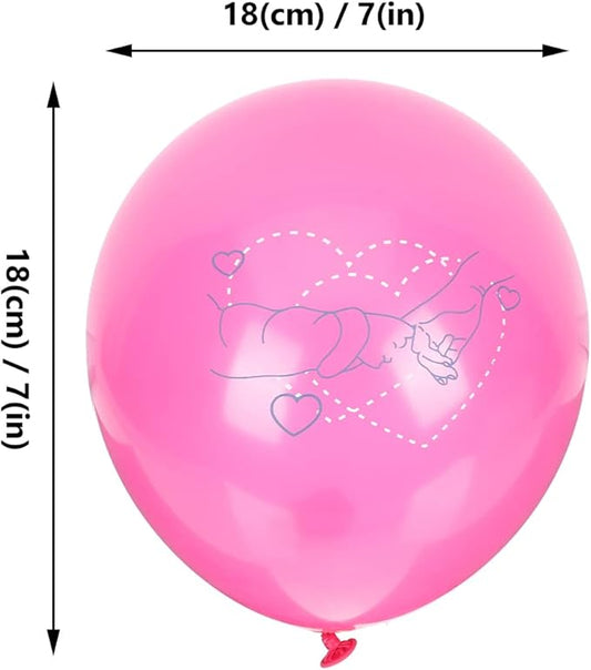 LUOZZY Mothers Day Party Decorations Kit with Balloons Banners Cake Toppers for Festive Scene Setup and Celebration