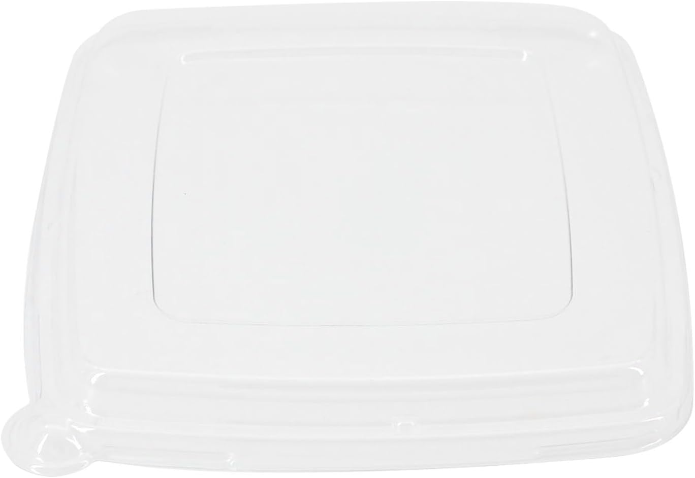 Responsible Products Clear Lids 16-48 oz Square Bowls, Tree-Less™ Square Bowl Lids, Extra Strength and Made Without PFAS (50 Count)