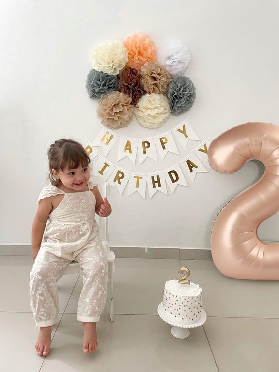 Number 0 Balloons 40 Inch Light Brown Number Balloons for 10 20 30 40 50 60 70 80 90 100 Numbers Balloon Birthday Decorations Wedding Event Baby Shower