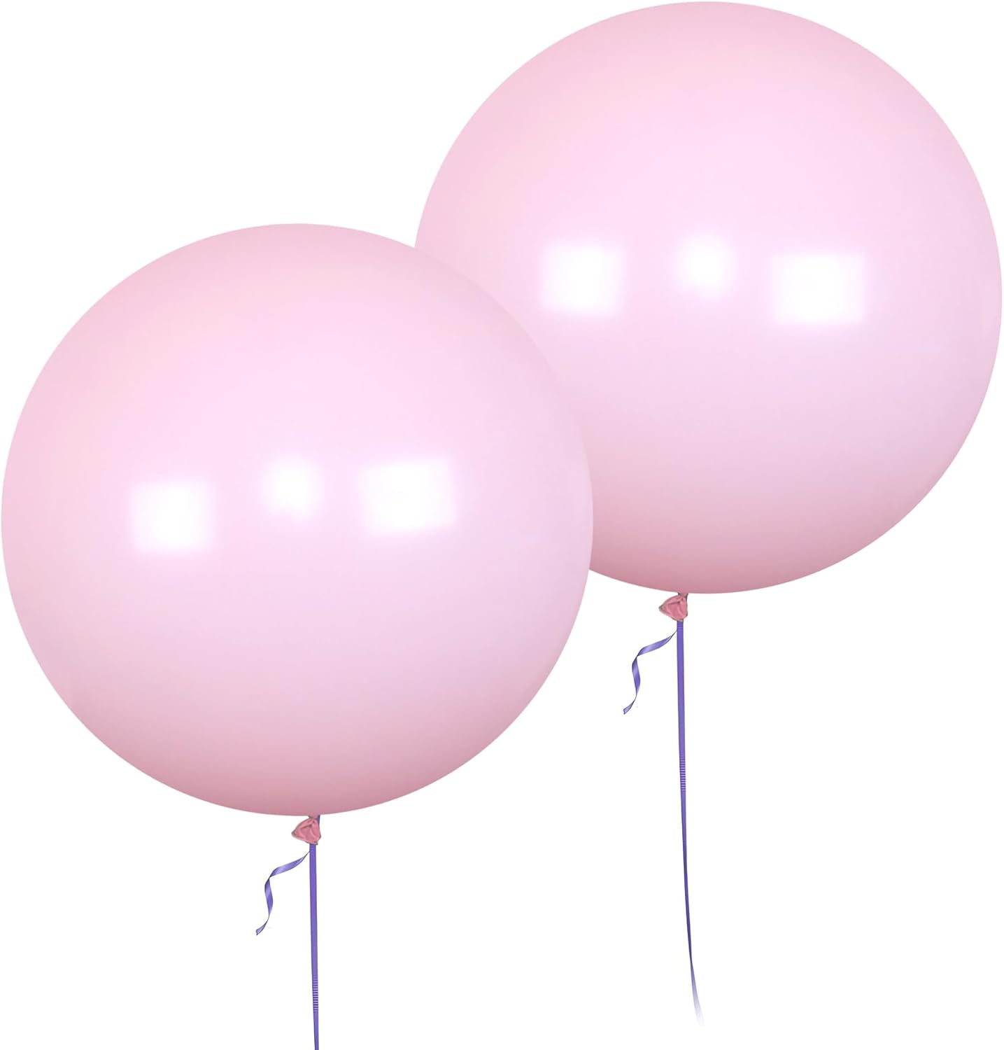 AZOWA 24 Inch Pink Balloons 16-Count Large Latex Round Balloons for Party Wedding Birthday Baby Shower Decoration (Pink, 16 Pcs)