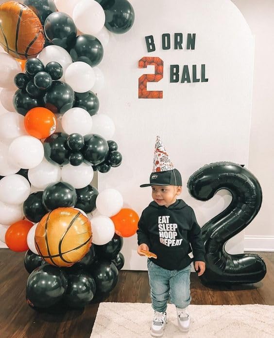 Black Number 4 Balloon 40 Inch, 4th Birthday Party Decorations for Children, Giant 4 Foil Balloon for Party Supplies