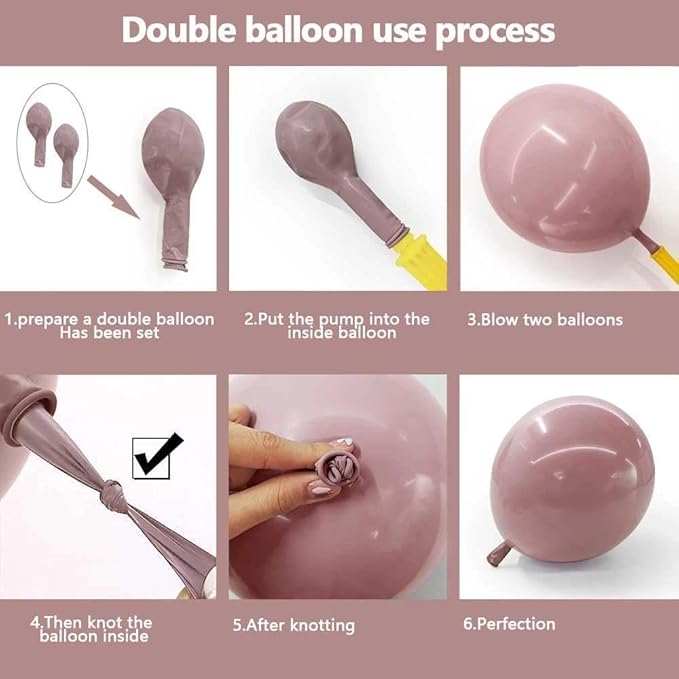 Pink Brown Balloon Arch Kit Double Stuffed Light Dusty Rose Pink Mauve Sand White Cream Nude Tan Balloon Garland for Birthday Cowgirl Baby Shower Bridal Wedding Western Boho Party Decoration
