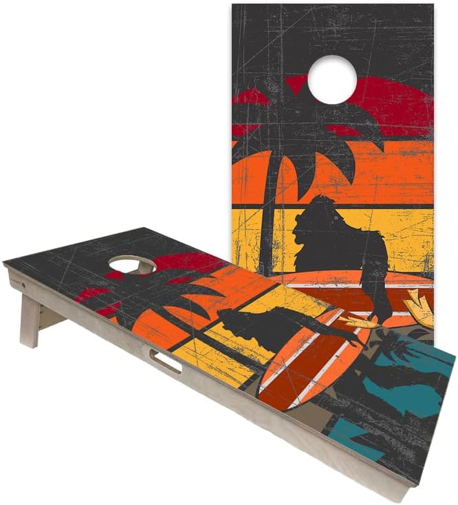 World Series of Cornhole Official Regulation Size Cornhole Boards – Durable All-Wood Construction Bean Bag Toss Set | Rugged Outdoor Game for Tournaments, BBQs, & Backyard Battles