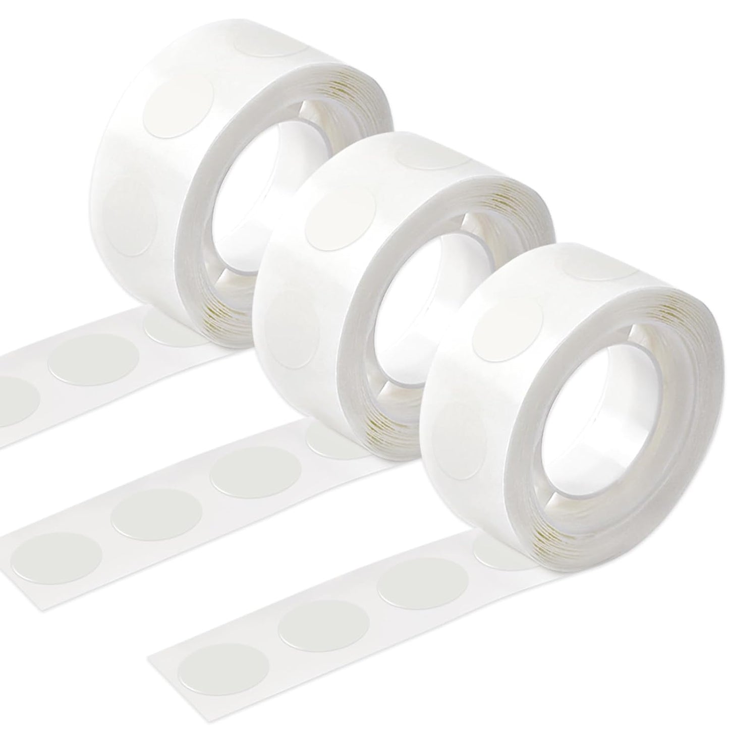 UPINS Glue Points Dots, 300Pcs Balloon Glue Adhesive Dots Double Sided Removable Glue Tape Dots for Balloons Crafts Decoration, 15 mm