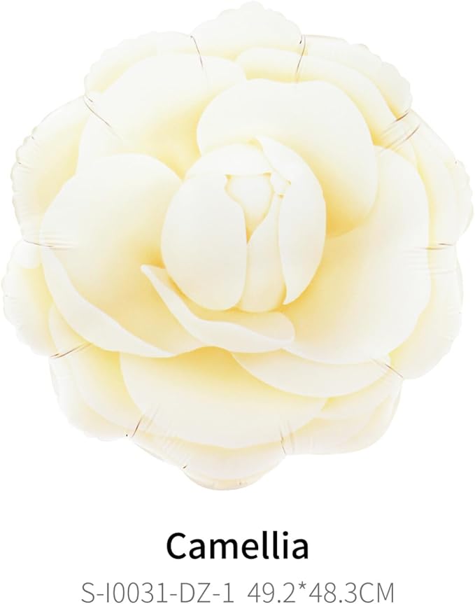 26 PCS Happy Mothers Day Balloons Pink and White Camellia Balloon Kit For Mother's Day Globos Para El Día De La Madre Mother Day I Love You Best Mom Foil Balloons Birthday Party Decorations for Mom