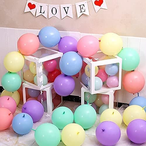 IN JOOYAA Link Balloons 6 Inch 120 Pcs Quick Link Balloons for Wedding Party Festival Birthday Decorations (Light Blue)