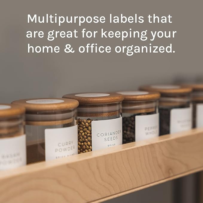 Premium Label Supply White Sticker Shipping Labels – 4" x 5" – Laser/Inkjet Compatible – (4 per Sheet), 25 Sheets - 100 Total Adhesive Labels