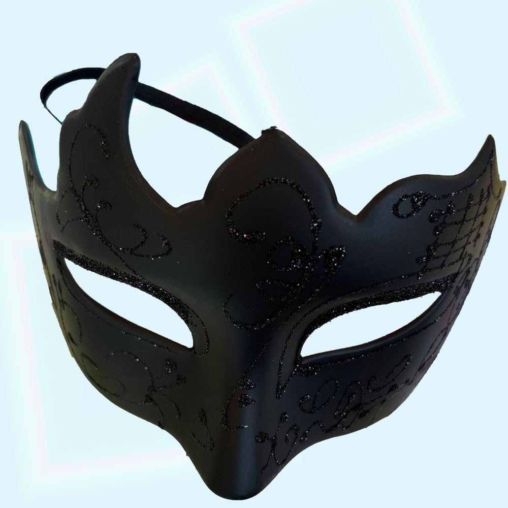 Masquerade Mask for Couple Venetian Mask for Halloween Costume Party Ball Prom, Fit for Men Women