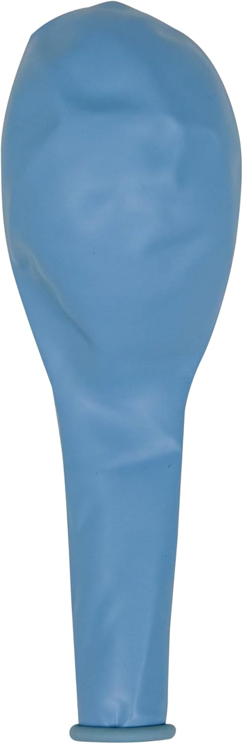 Light Blue Balloons 100 Pack, 12 Inch Latex Baby Blue Balloons, Balloon Pack For Birthdays, Weddings, Baby Showers, Holidays