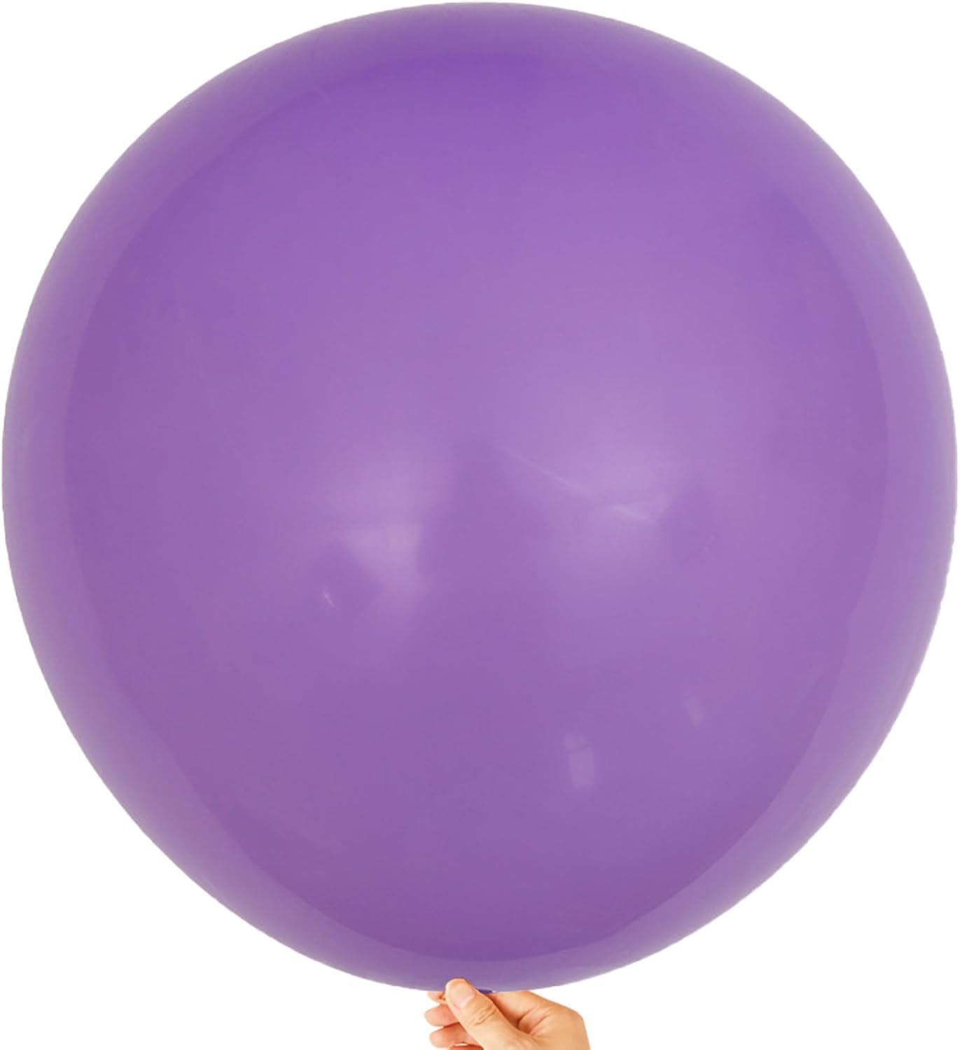 KALOR 18 Inch Purple Balloons, 10 Pcs Matte Latex Balloons Big Round Balloons for Wedding, Baby Shower, Birthday Party and Event Decoration