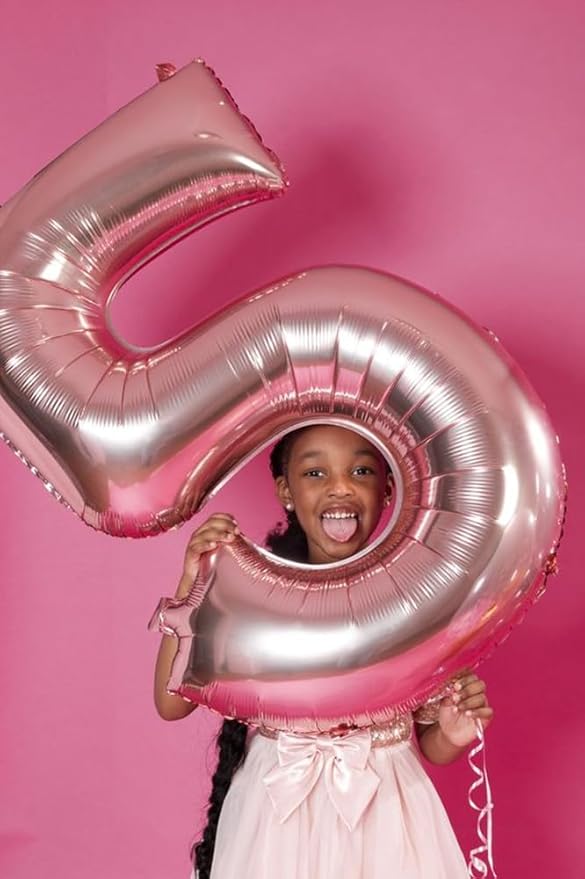 40 Inch Rose Gold Numbers 9 Balloon, Balloons Decorations for 9 19 90 Birthday Party, Engagement, Wedding, Graduations, Photo Shoot Supplies