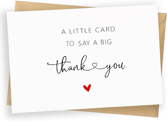 48 Pack Thank You Cards with Envelopes & Stickers, 4×6 Cute Blank Greeting Cards for Baby Shower & Wedding，Boxed Bulk Thank You Notes for Graduation Teachers Business Coworker Employee Appreciation