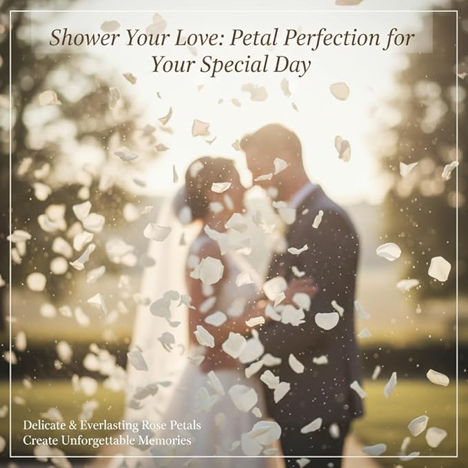 150g Biodegradable Confetti, Dried Hydrangea Flower Petals with Handmade with Love Stickers Wedding Confetti Biodegradable Flower Petals for Wedding Ideas Valentines Day Decor(White,100 Pcs)