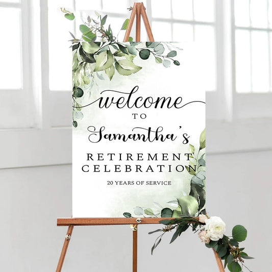Personalized Retirement Yard Sign, Retirement Celebration Welcome Sign, Retirement Party Sign, Retirement Decorations, Retirement Outdoor Sign, Retirement Home Decor, Retirement Celebration Sign #20