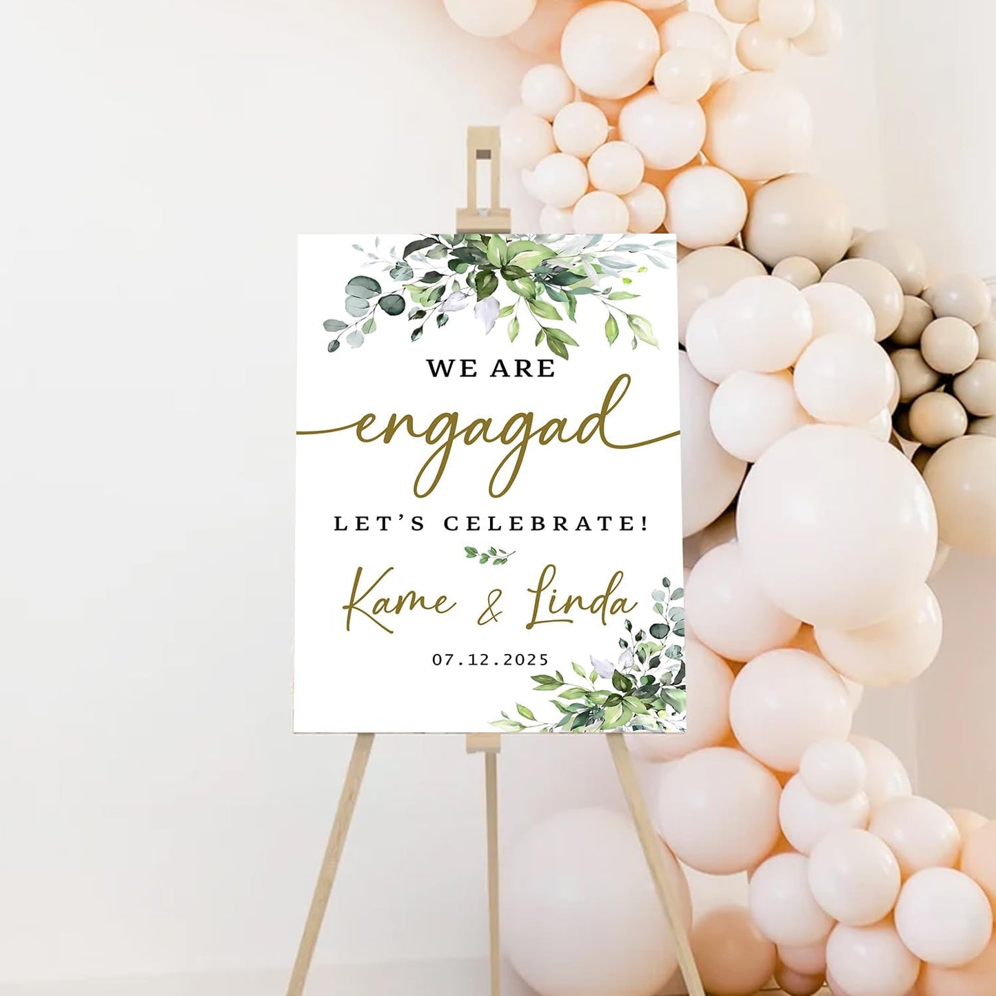 Engaged Decorations - Engagement Welcome Signs For Party
