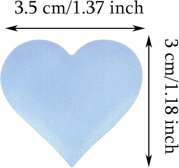 ONLYKXY 200Pcs 3.5cm Big Sponge Confetti Decor Glitter Flower Heart Shape Petals Table Decoration for Wedding Party Valentine's Day Scatter Ponge Petal Confetti (Blue)