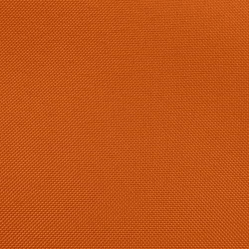 Ultimate Textile Pleat Polyester Fabric Table Skirt - Machine Washable, Flame Resistant, Cut & Sewn in NJ, Desk Skirt - Orange, 21' Box Pleat x 42" h