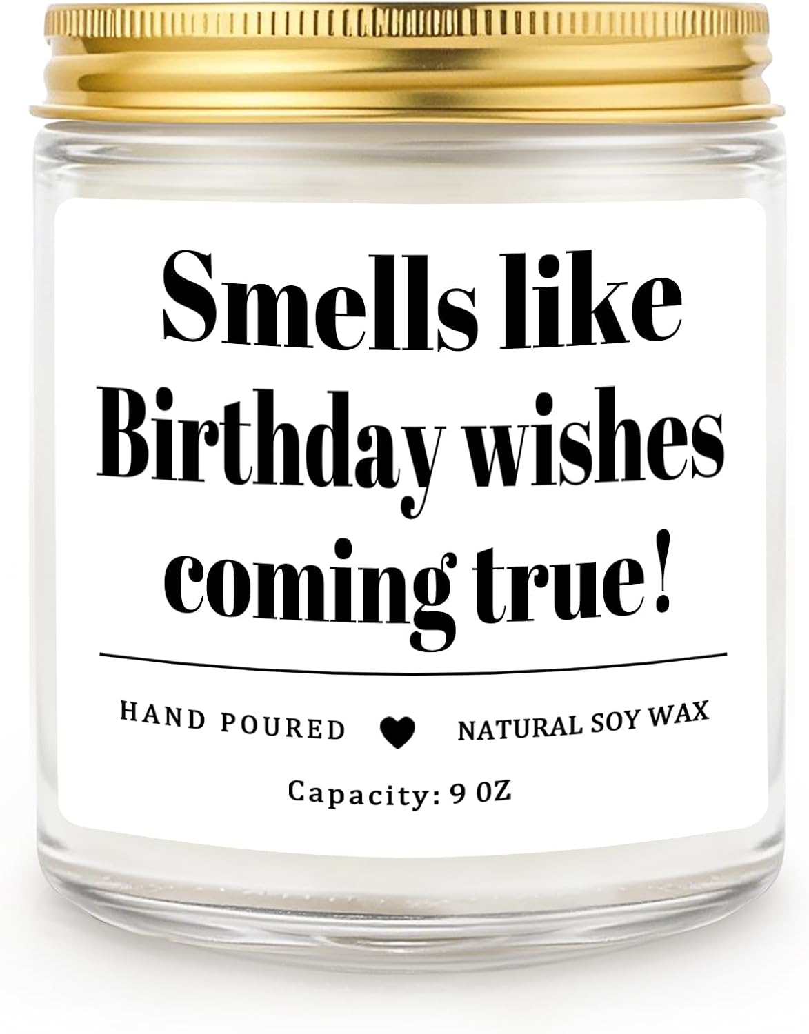 Homsolver Birthday Gifts for Women Men, 9OZ Lavender Scented Birthday Candles with 50+ Hours Burn Time, Unique Handmade Birthday Decorations for Her Him, 20st/30th/40th/50th/60th/70th Birthday Candle