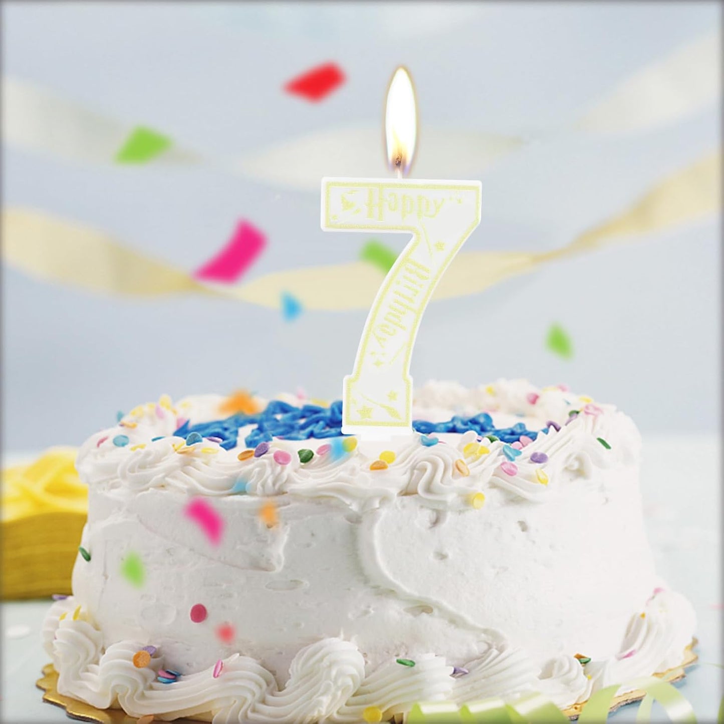 Magical Wizard Party Birthday Candles Number 14 Candle Cake Topper Wizard School Themed Happy 14th Birthday Cake Decorations for Boys Girls Kids Party Favor Supplies Decorations