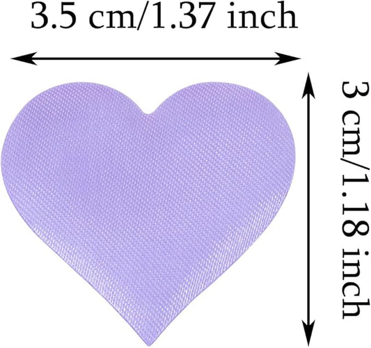 ONLYKXY 200Pcs 3.5cm Big Sponge Confetti Decor Glitter Flower Heart Shape Petals Table Decoration for Wedding Party Valentine's Day Scatter Ponge Petal Confetti (Purple)