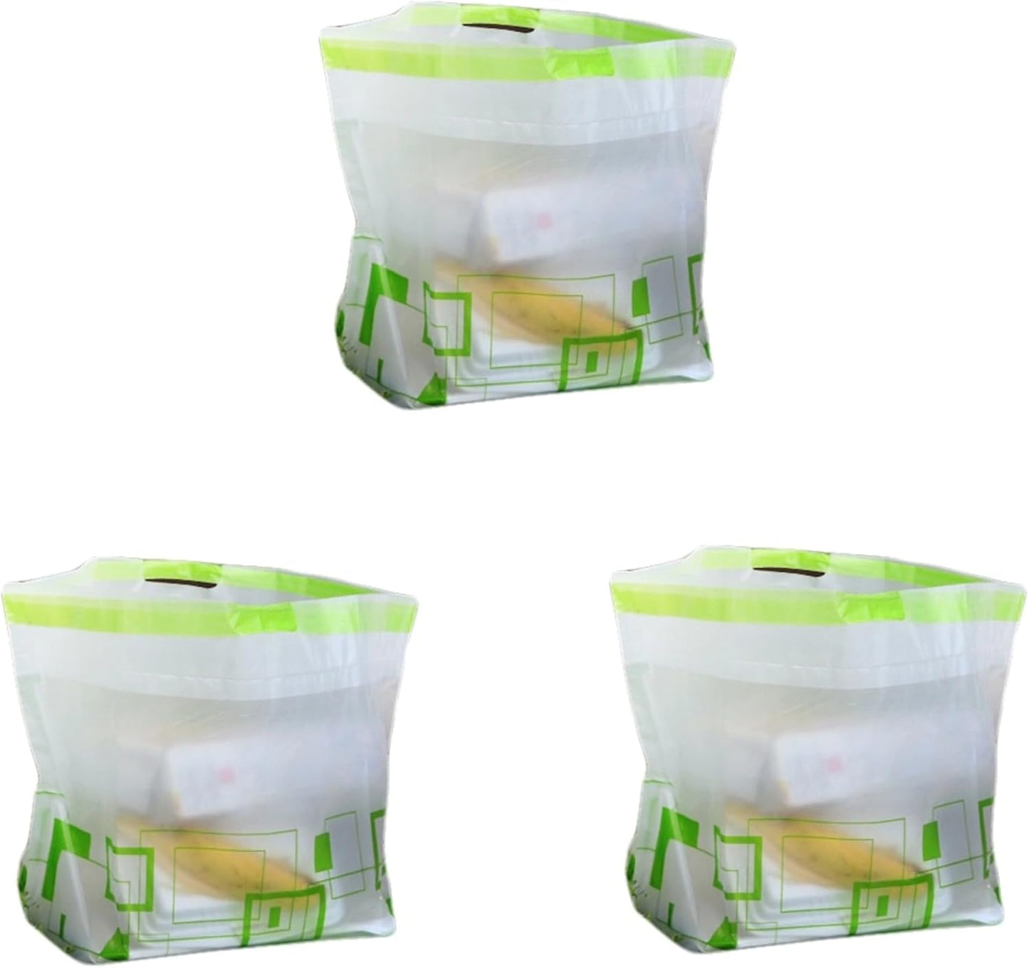 3 Pcs Self-Standing Trash Bags for Outdoor BBQ Party Car Picnic Camping No Trash Cans Needed