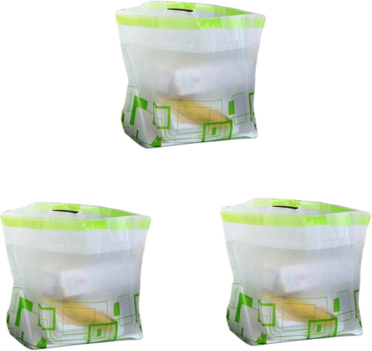 3 Pcs Self-Standing Trash Bags for Outdoor BBQ Party Car Picnic Camping No Trash Cans Needed